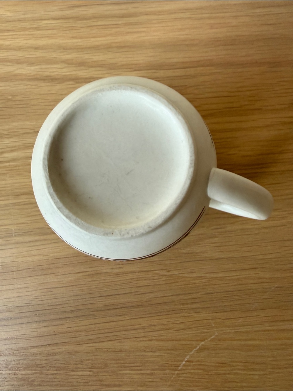 Vintage Nautical Lighthouse Coffee Mug Cup - Stoneware Beach Scene Cream & Brow - Picture 7 of 11